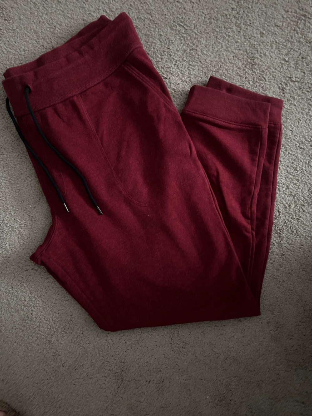 Mossimo Supply Co. Men's Maroon Drawstring Joggers